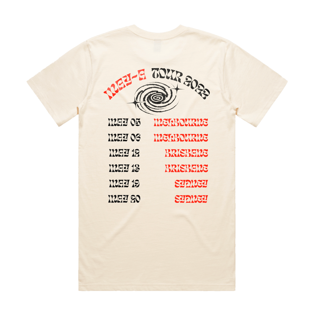 MAY-A  / Globe Tee - Merch Jungle - Official MAY-A music and merch