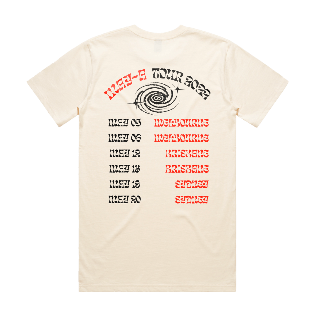 MAY-A  / Globe Tee - Merch Jungle - Official MAY-A music and merch