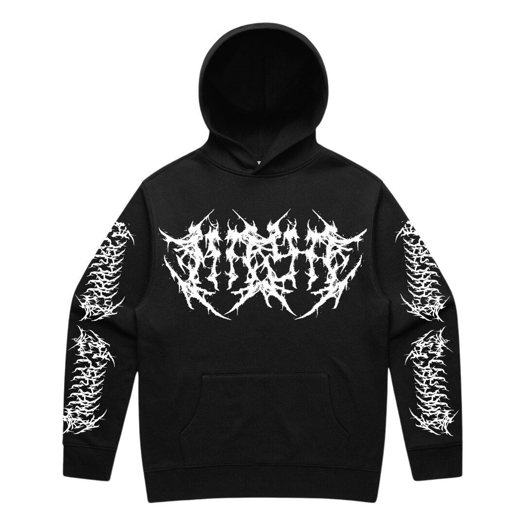 MAY-A  / Metal Text Hood - Merch Jungle - Official MAY-A music and merch