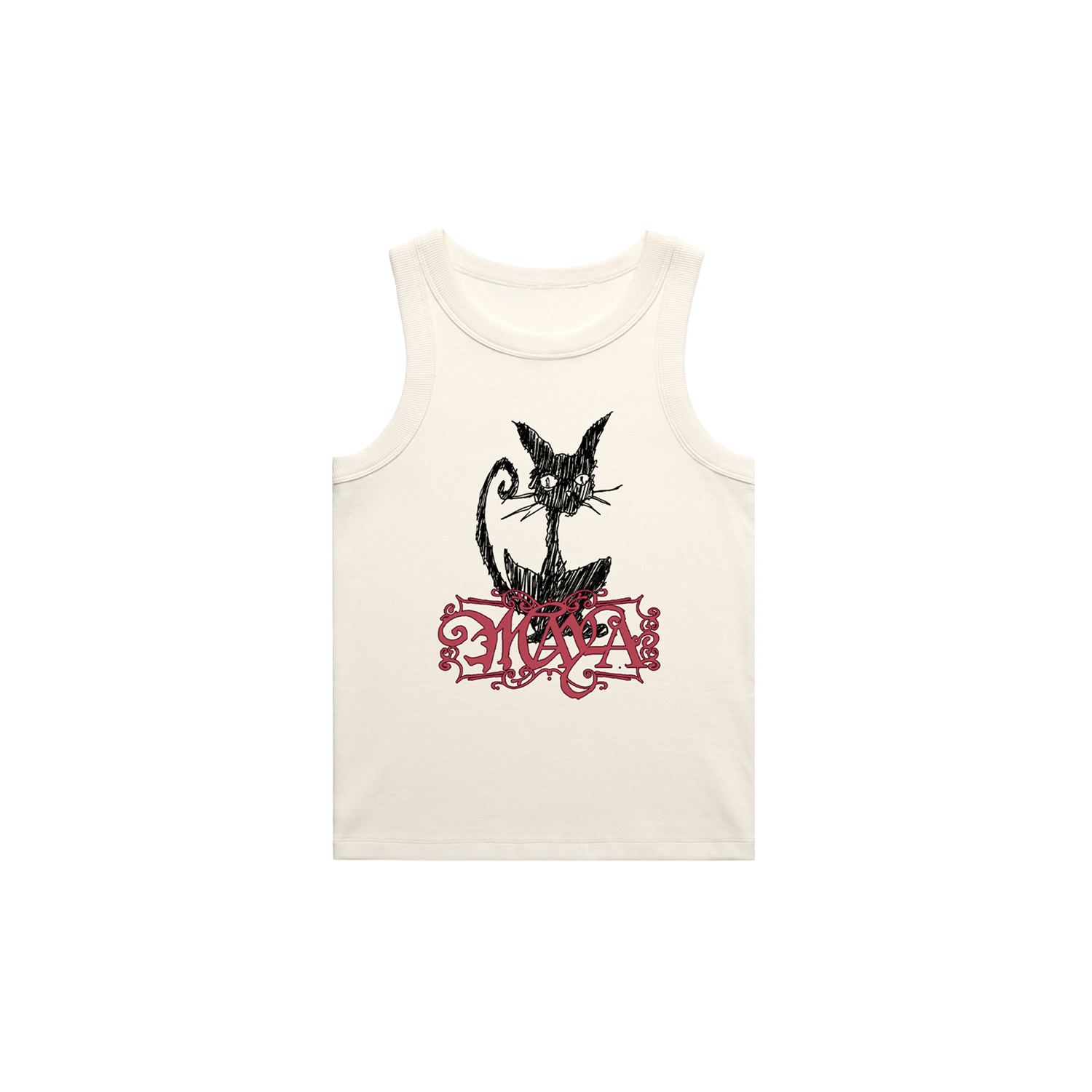 Black Cat Tank Top + Digital Download